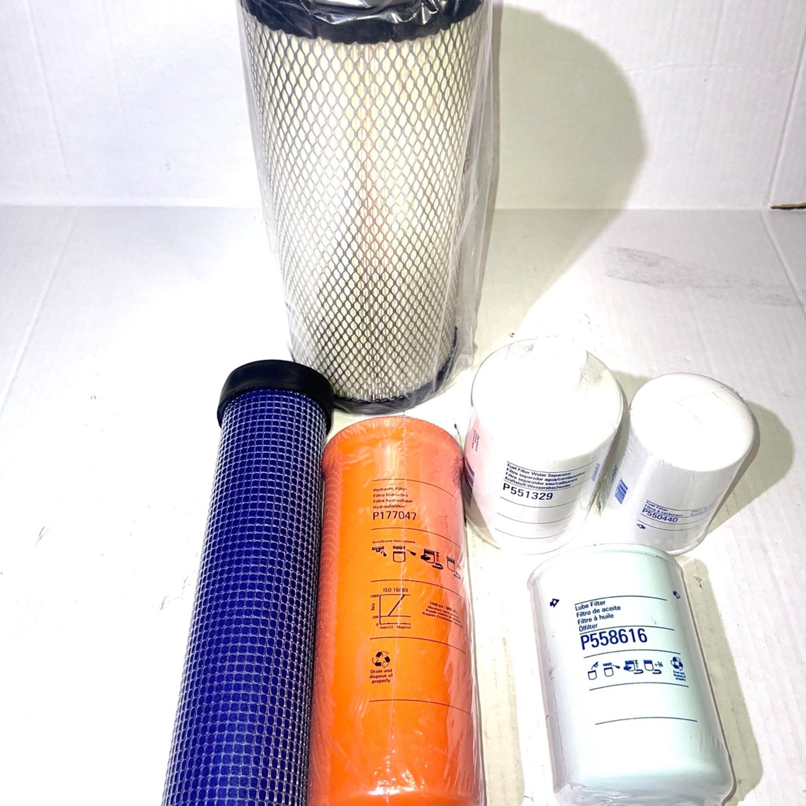 Maintenance Filter Kit for Case 1845C 1840 (Axial Seal Air Filters) J934429 J93 Fits Cummins 4B3.9